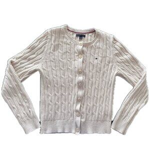 100% cotton	Tommy Hilfiger cardigan